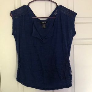 Blue Rue21 Top